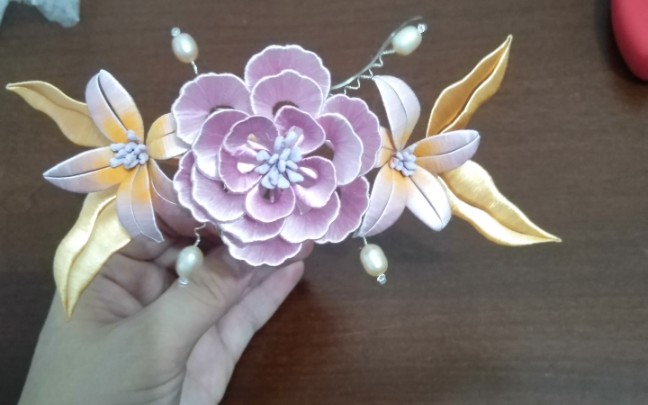 [缠花]客订牡丹发冠