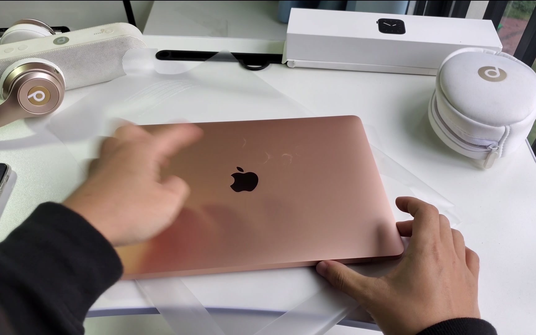 电商小弟开箱macbook air m1玫瑰金 不剪辑不生产你买它干嘛