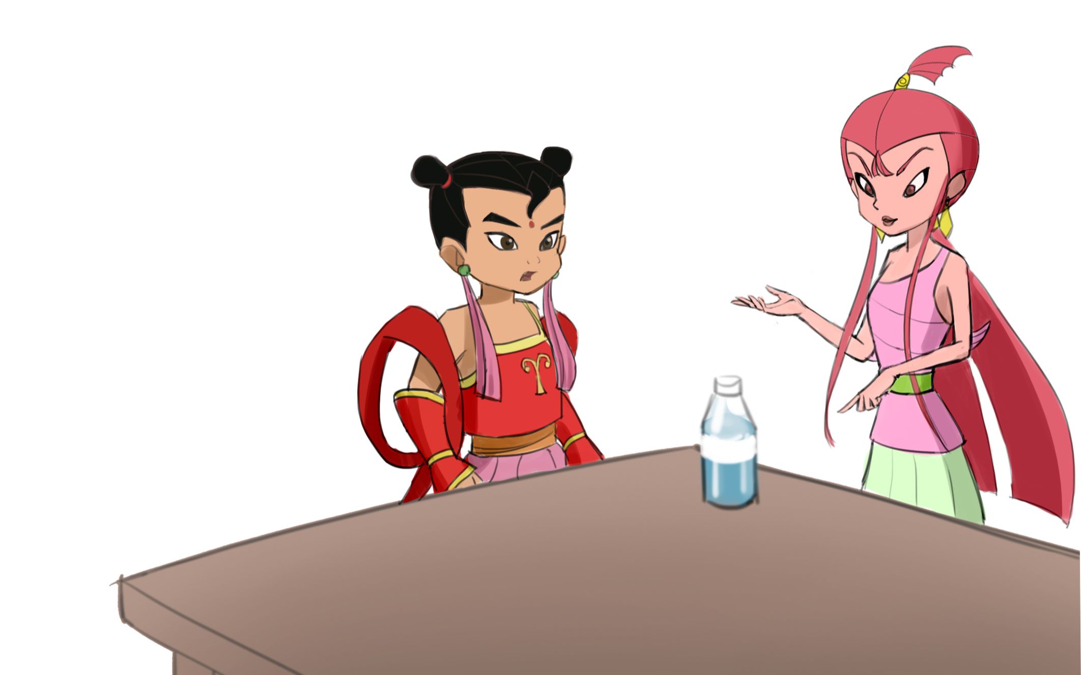 哪吒传奇藕龙七夕限定沙雕手书喷水