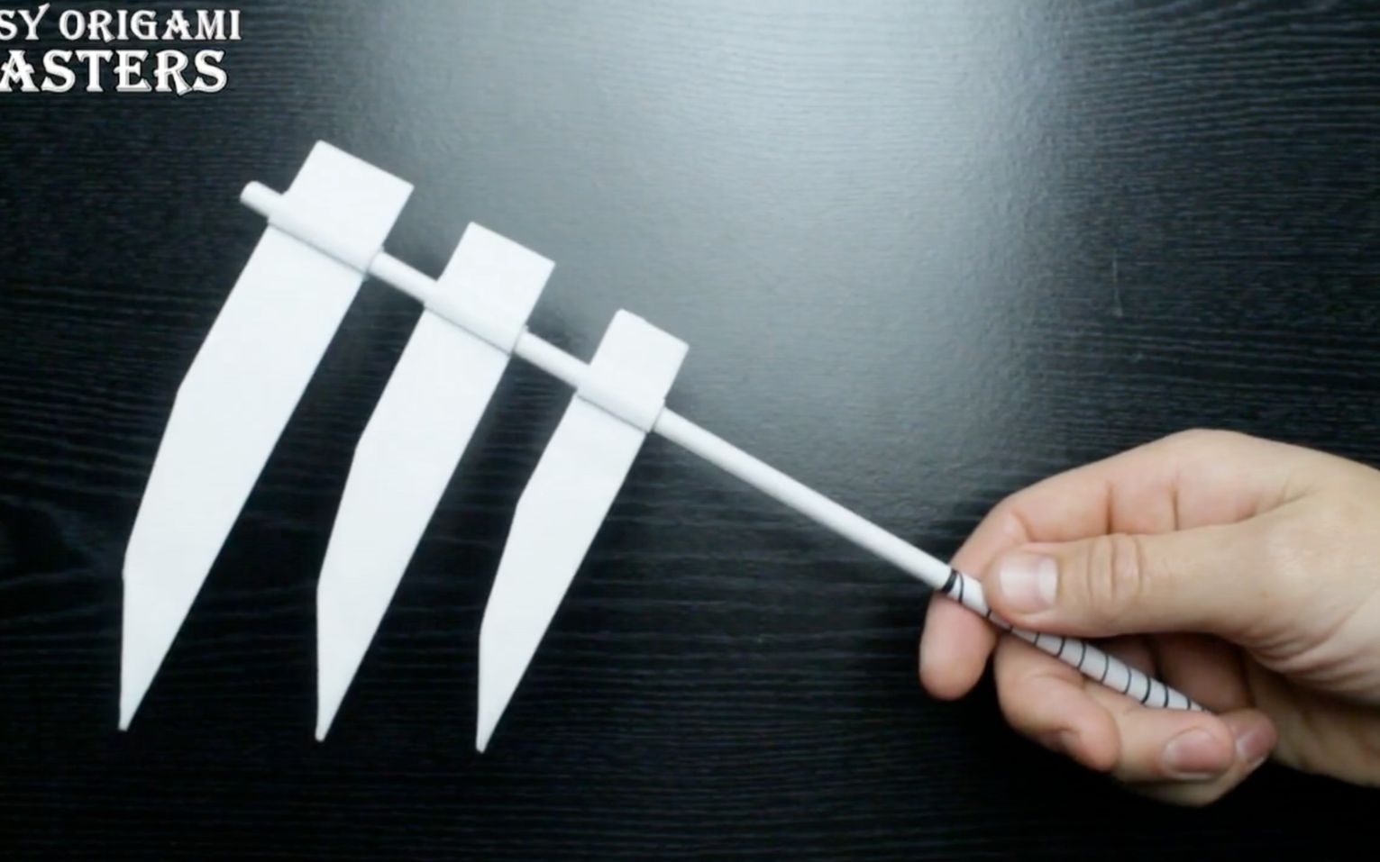 将白纸变成火影忍者飞段的大镰刀