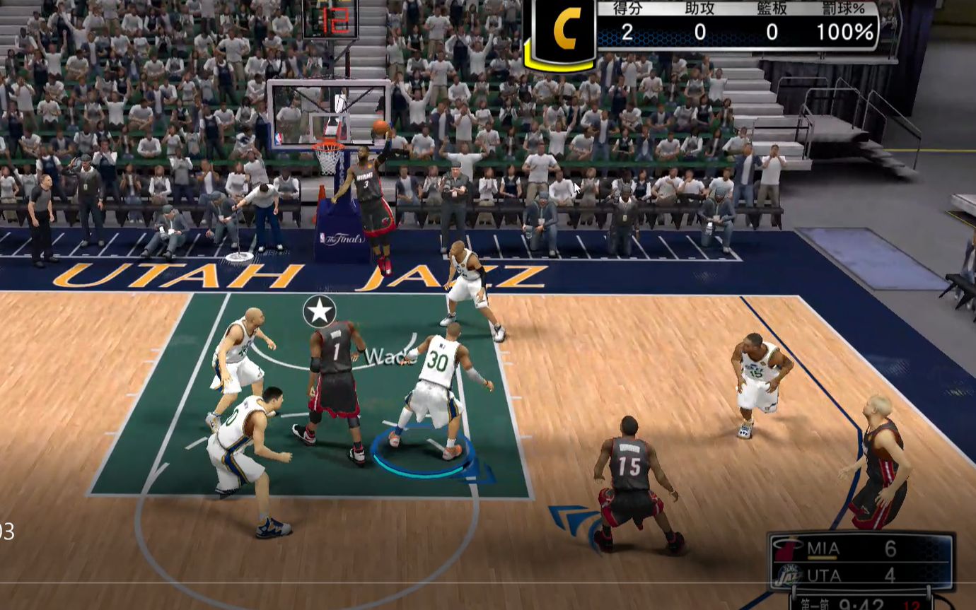 nba2k14生涯模式总决赛爵士vs热火狂砍80分逆风翻盘