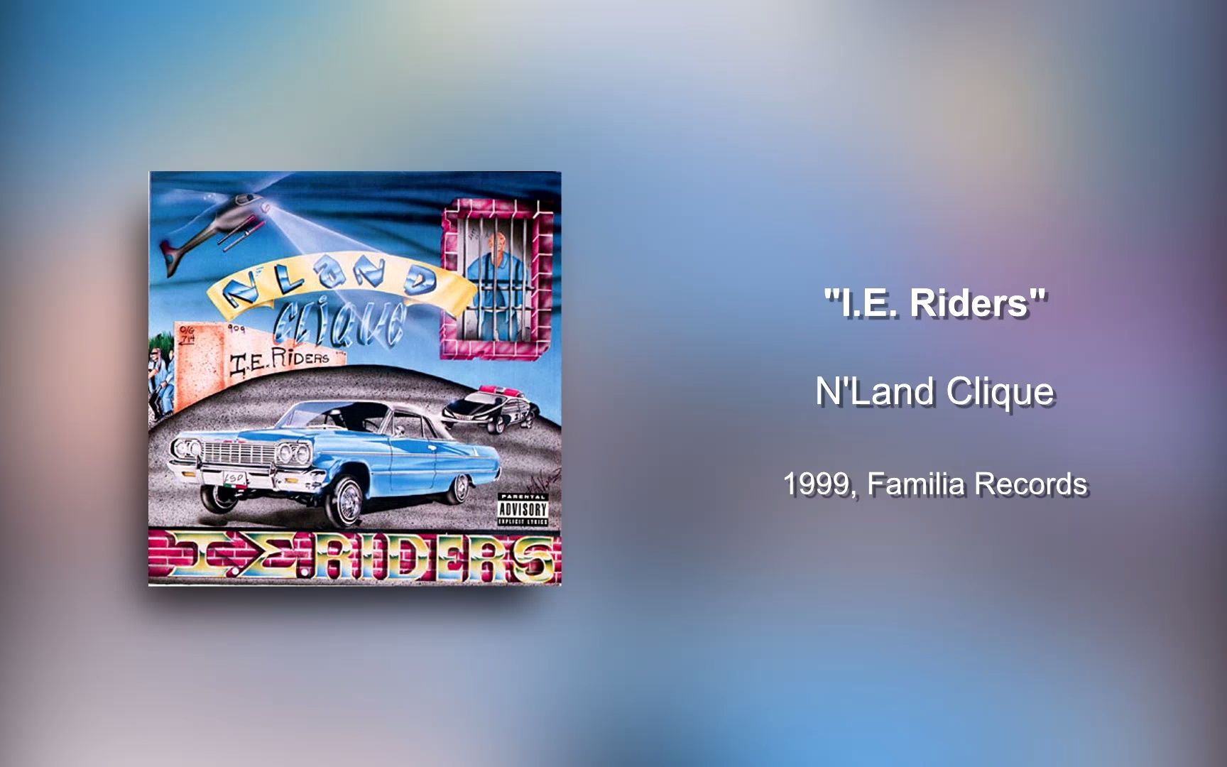 【奇卡诺说唱】N'Land Clique  ＂I.E. Riders＂ 完整专辑哔哩哔哩bilibili