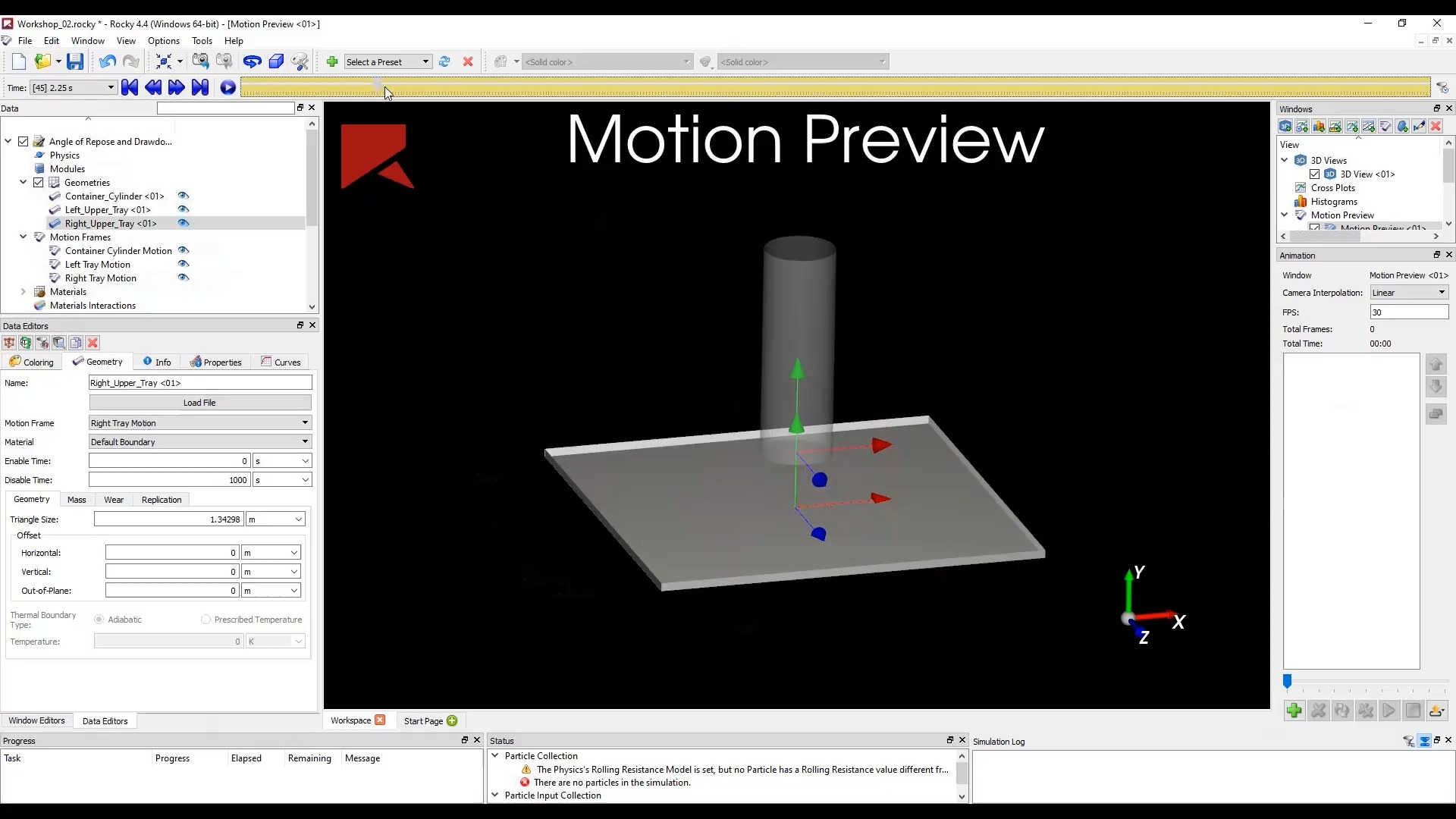 6.1 Static and Drawdown Angles of Repose Verificationworkshop02partA哔哩哔哩bilibili