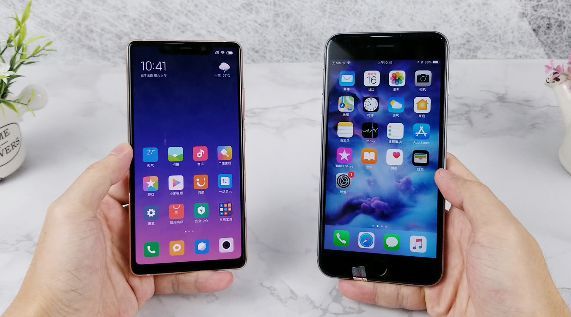小米8se对比iphone6sp这速度快的让我怀疑人生
