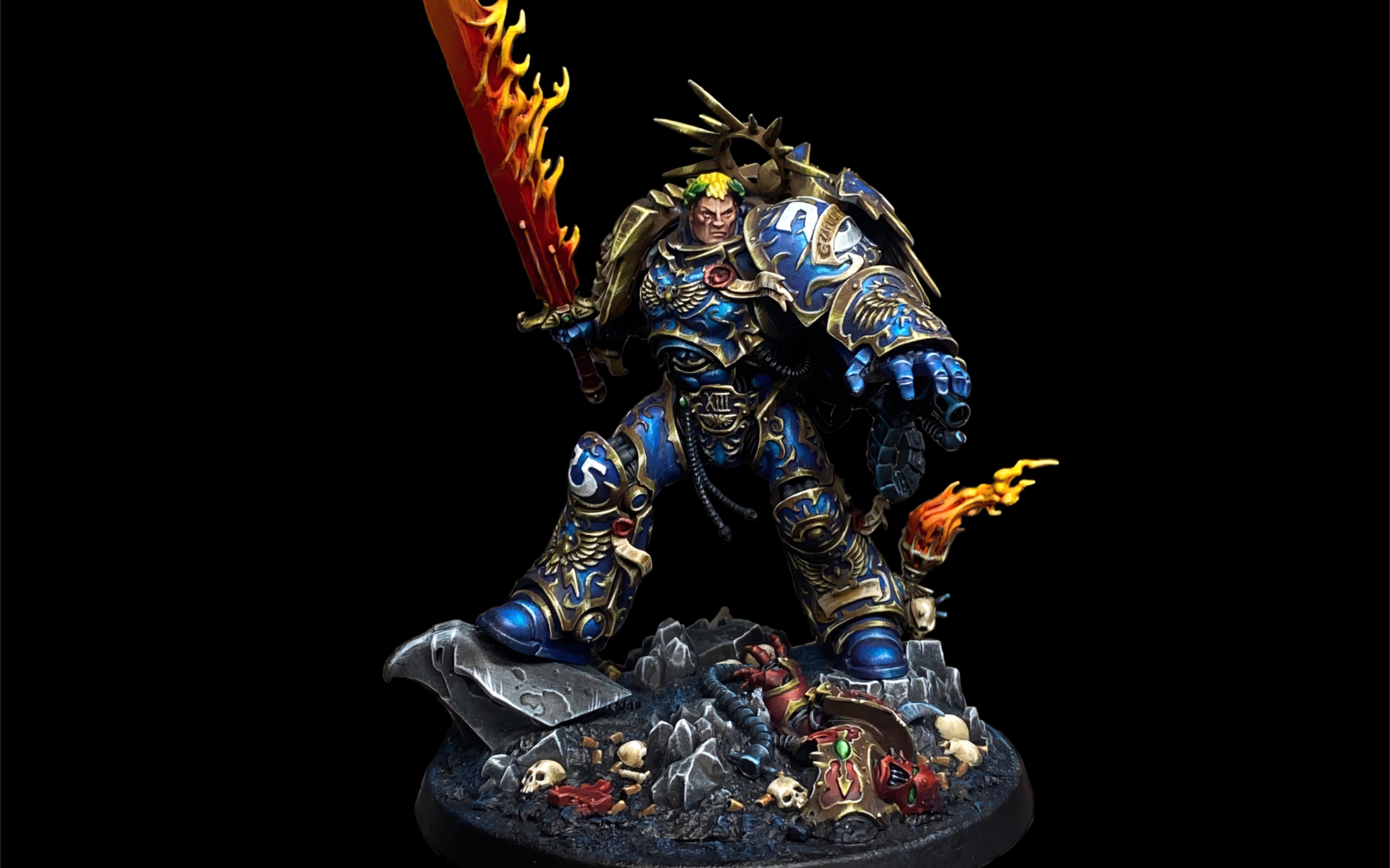 战锤40k 极限战士原体 罗伯特基里曼 涂装展示