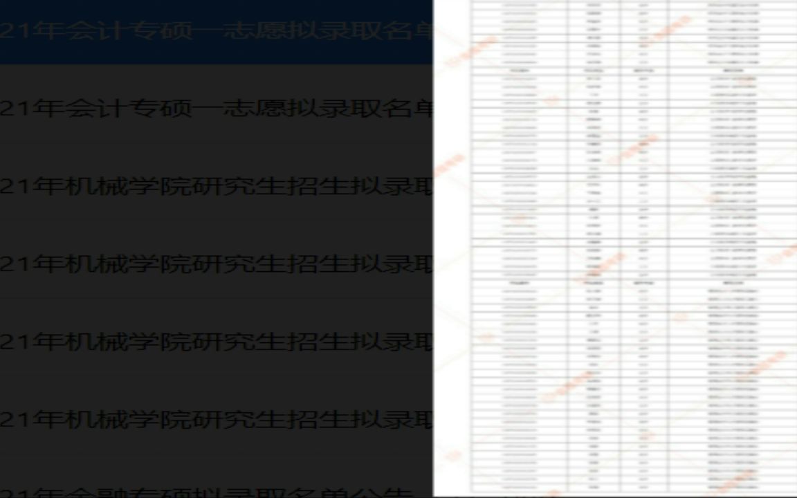 南京师范大学2022研究生拟录取2022年会计专硕一志愿拟录取名单公告(1)拟录取哔哩哔哩bilibili