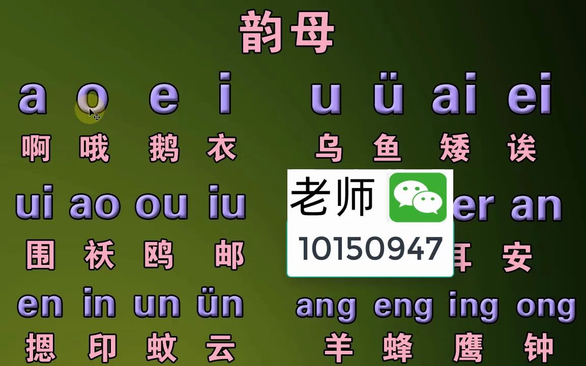 成人零基礎快速學習拼音打字入門漢語拼音聲母和韻母講解