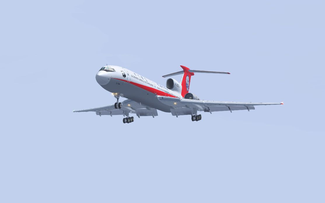 fs9四川航空tu154m低能见度落地深圳宝安