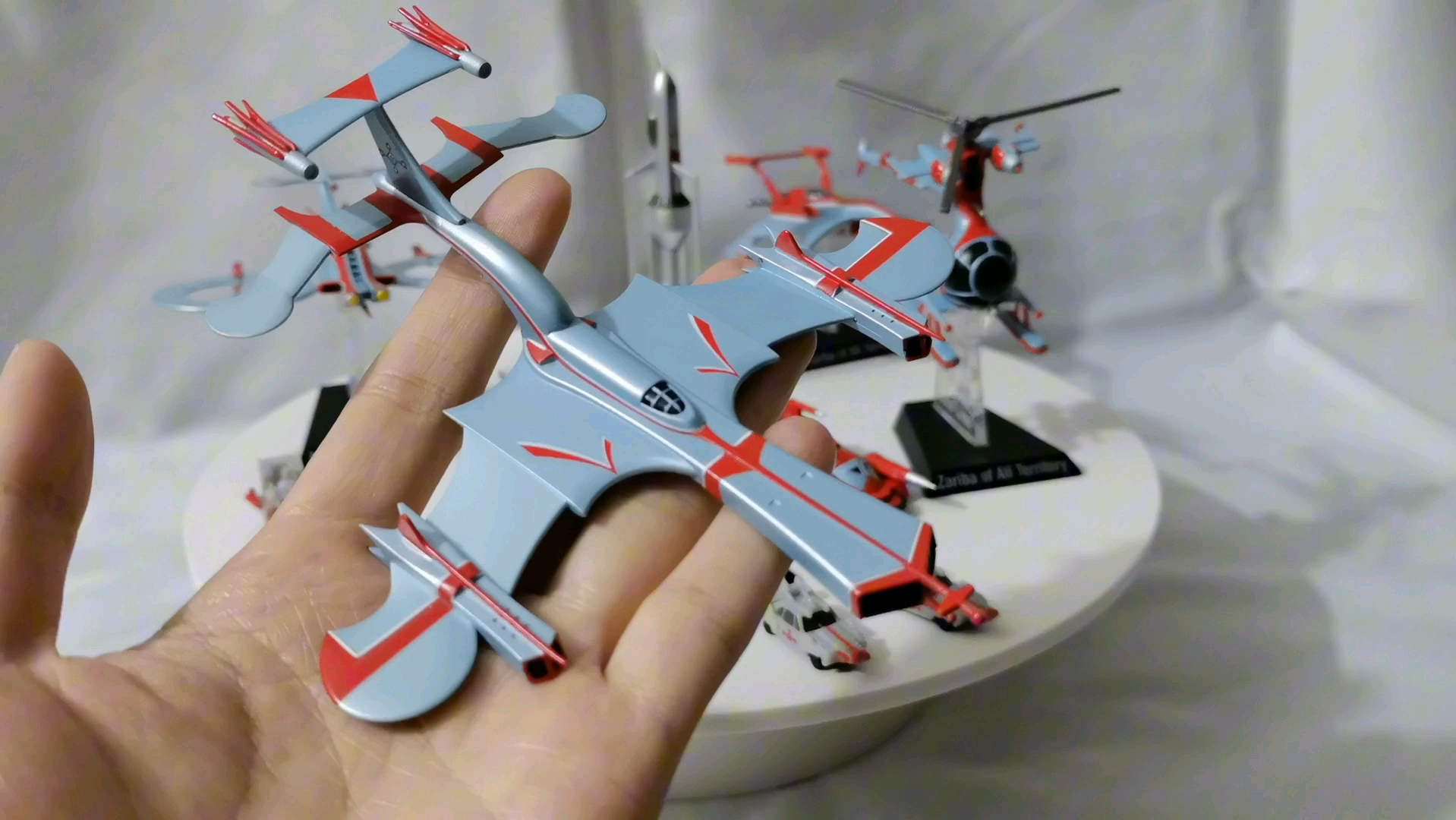 泰罗奥特曼飞机,万代zat塞特队超兵器系列玩具