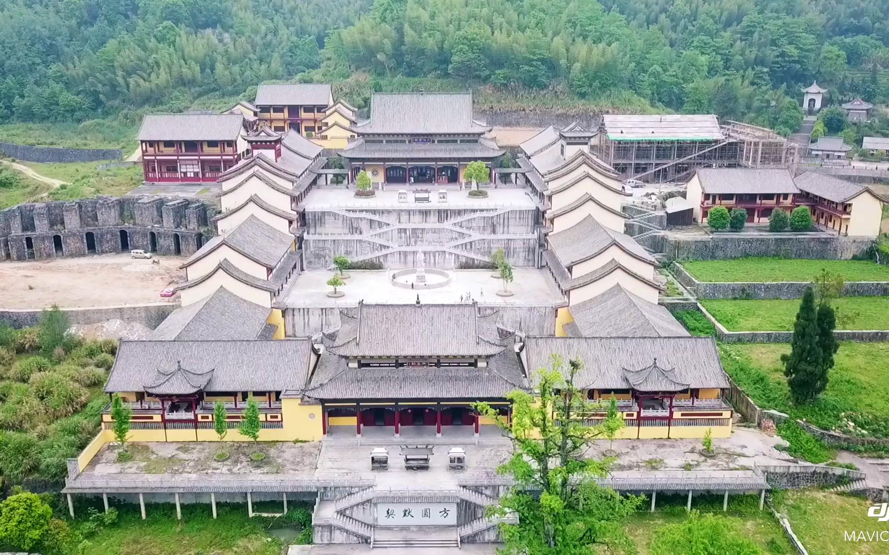 大疆dji御mavicpro航拍宜春仰山栖隐襌寺