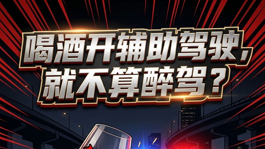 喝了酒开“辅助驾驶”就不算醉驾？法院：想得美🍺🚗