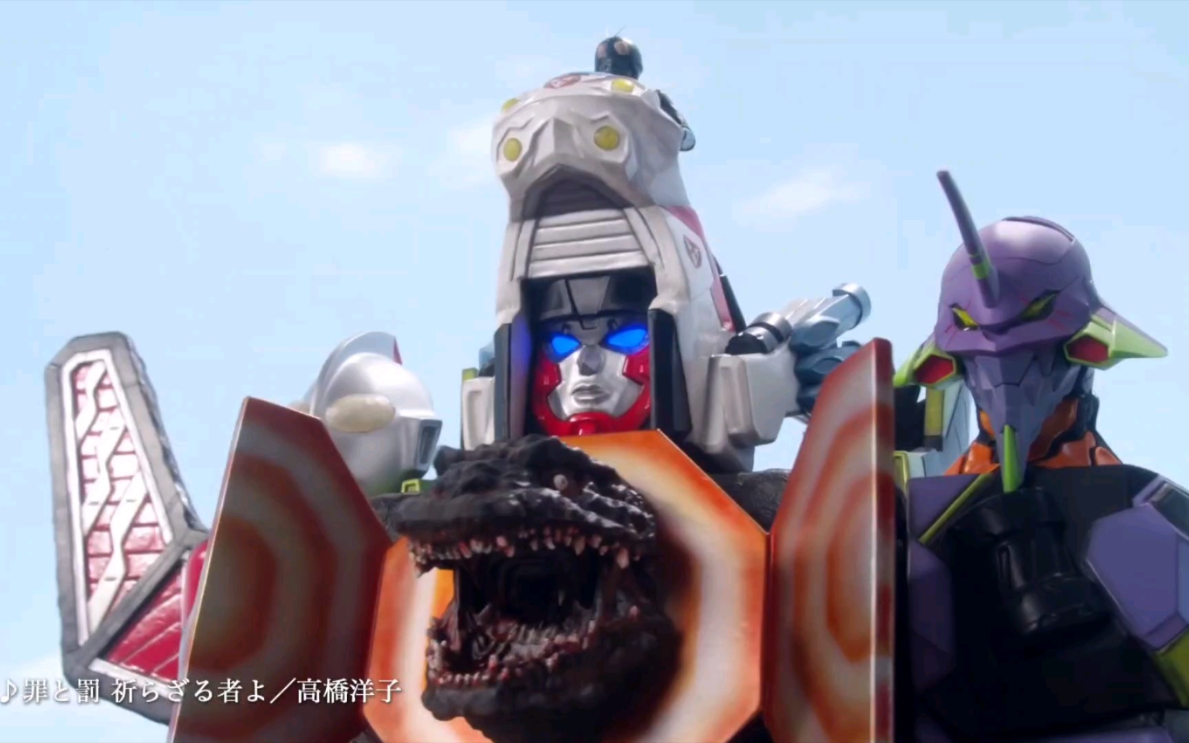 新哥斯拉&新假面骑士&新奥特曼&新eva!"s.j.h.u. project"商品pv!