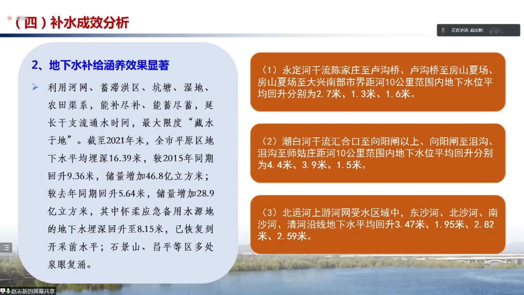 【水利大讲堂】北京市水资源量动态变化及多水源多目标统筹优化调配实践哔哩哔哩bilibili