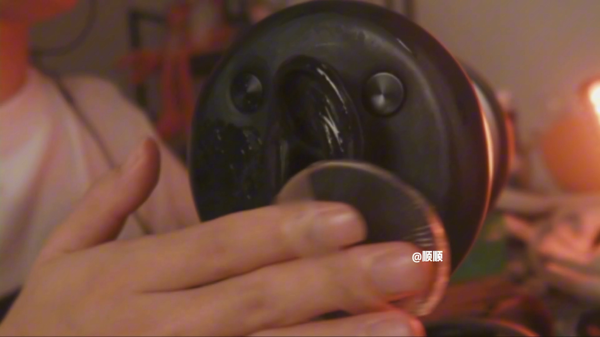 硅胶粉扑擦耳朵真实感无人声助眠解压