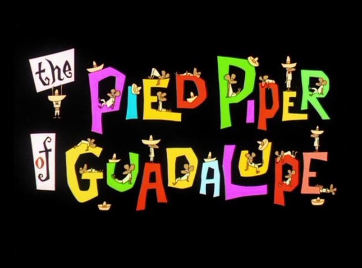 华纳动画飞飞鼠瓜达卢佩的魔笛手 The Pied Piper of Guadalupe.1961.原版标题卡开头和结尾哔哩哔哩bilibili