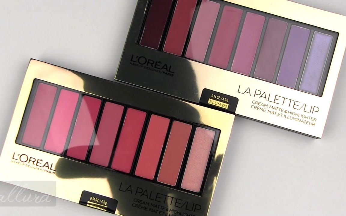 [图]【美妆】【新品发布】【口红试色】【生肉】【Allura Beauty】L'Oreal La Palette Lips欧莱