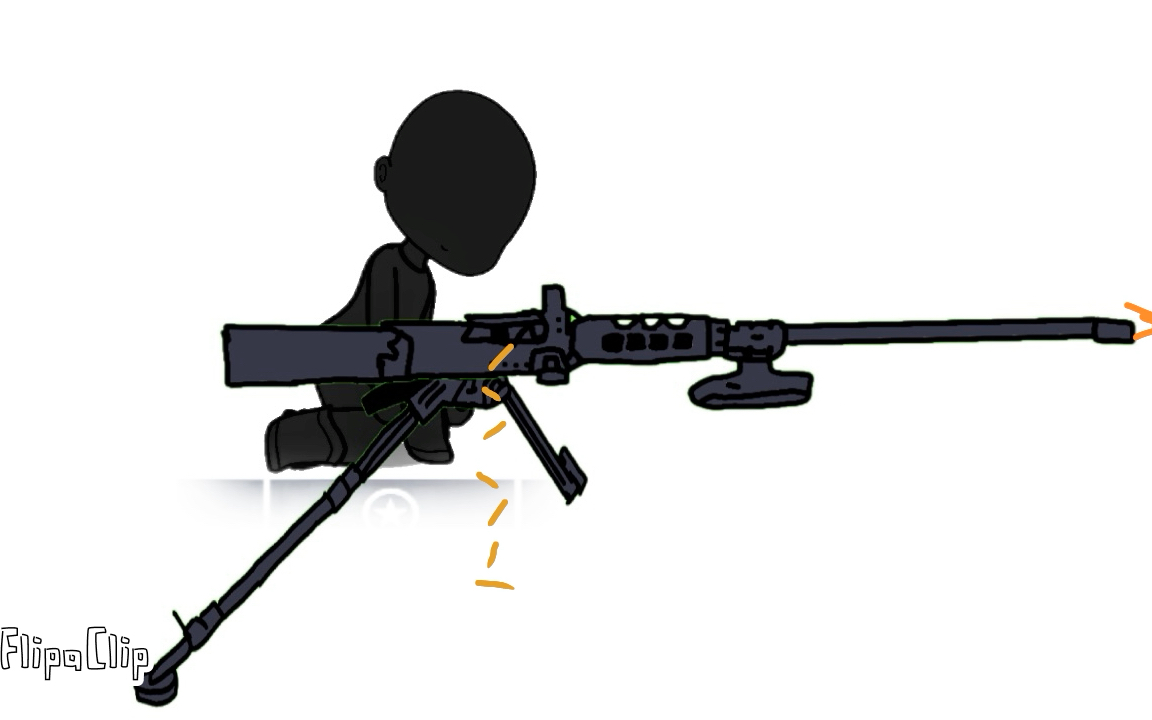 「gacha动画练习」机枪射击