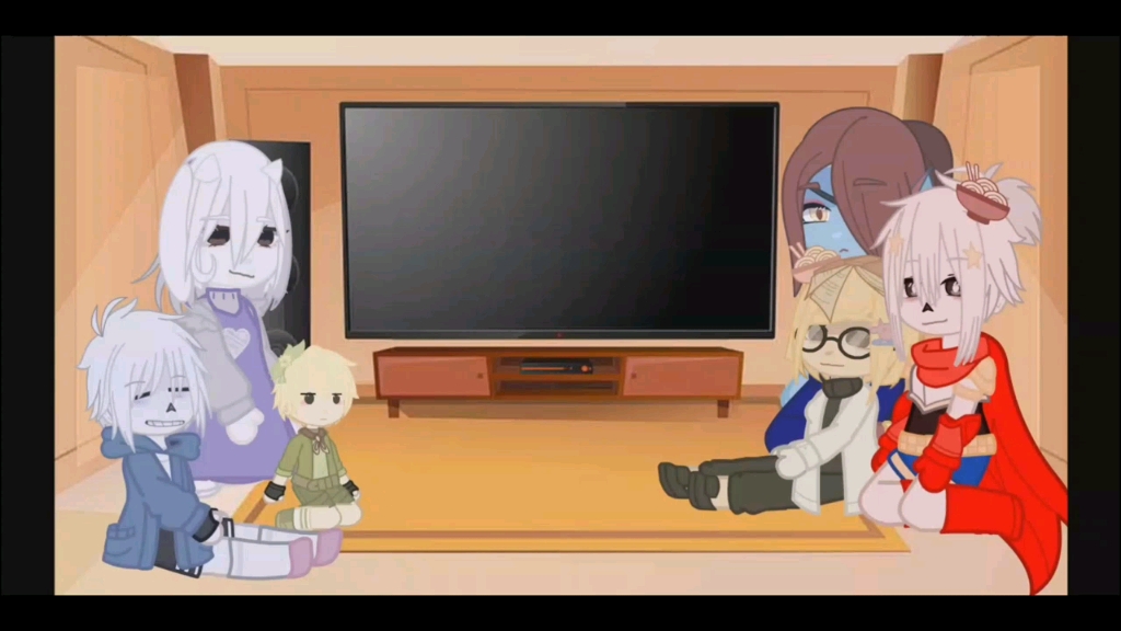 [undertale反应charas and frisks aus]