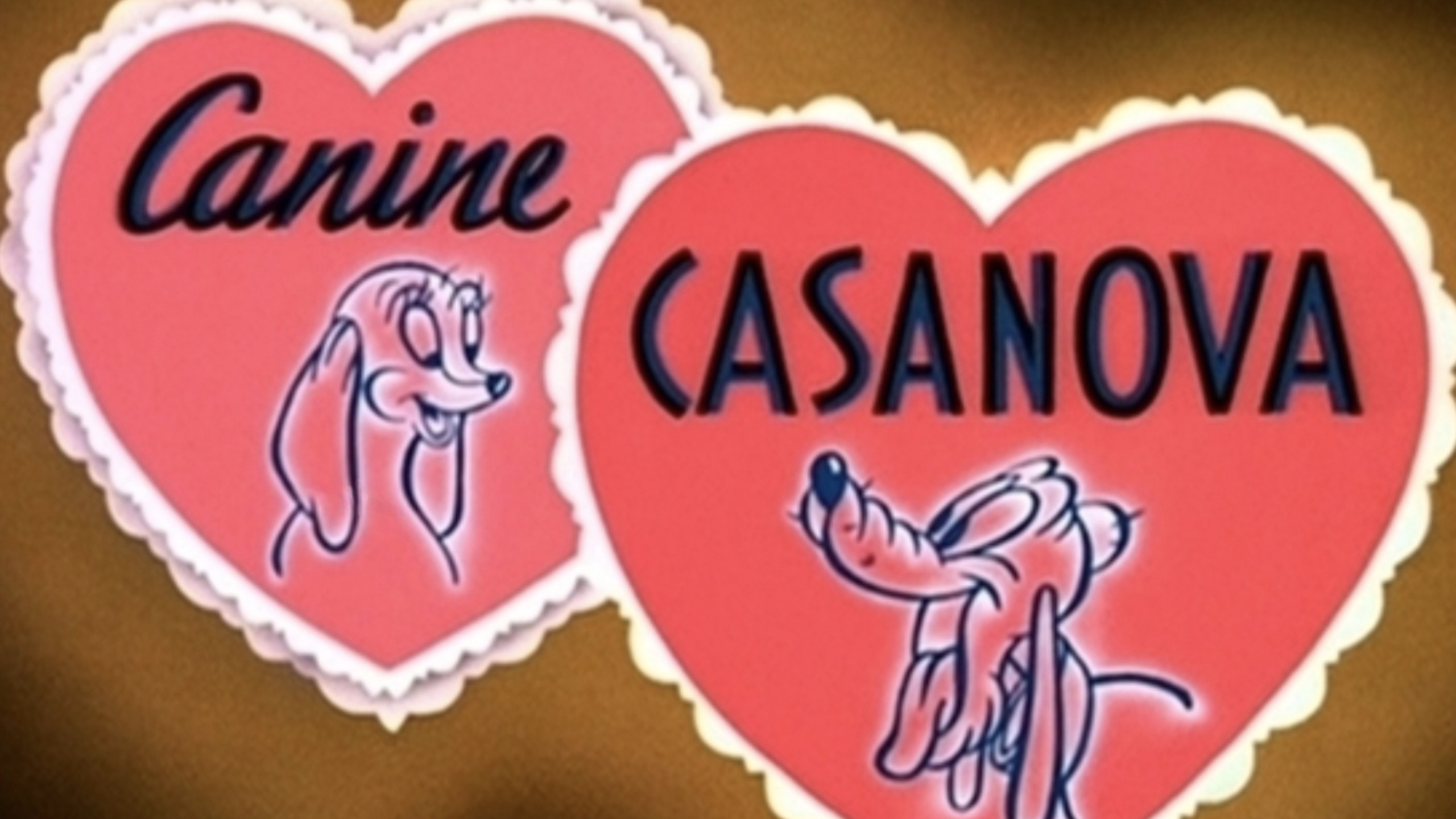 迪士尼动画布鲁托犬中情圣 canine casanova.1945.原版标题卡
