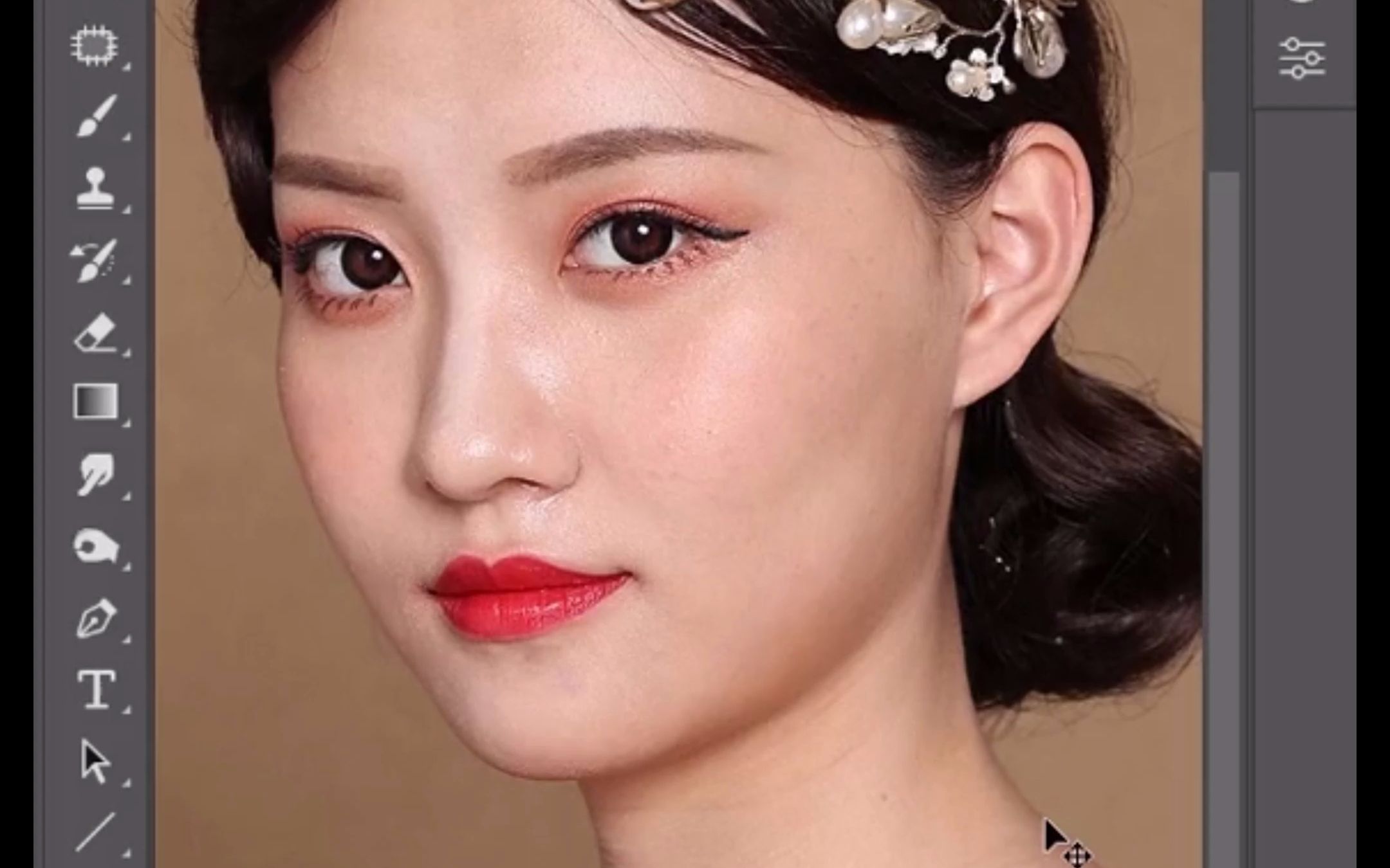 ps教程:人像修图磨皮技巧