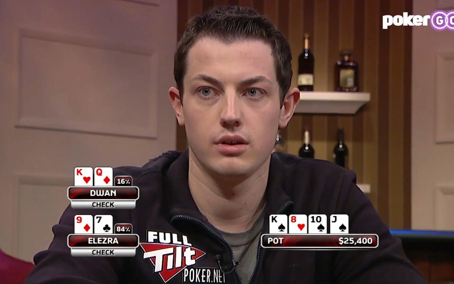 【德州扑克】偷鸡被毒王秒call!对手请求跑4次!