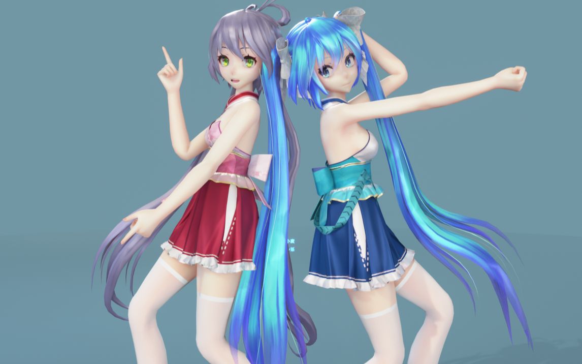 【4k/初音/洛天依】7815葱包,红蓝出cp7815