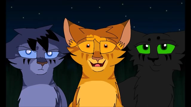 【猫武士】小短片——雷族三剑客与亲生父亲相认_哔哩哔哩_bilibili