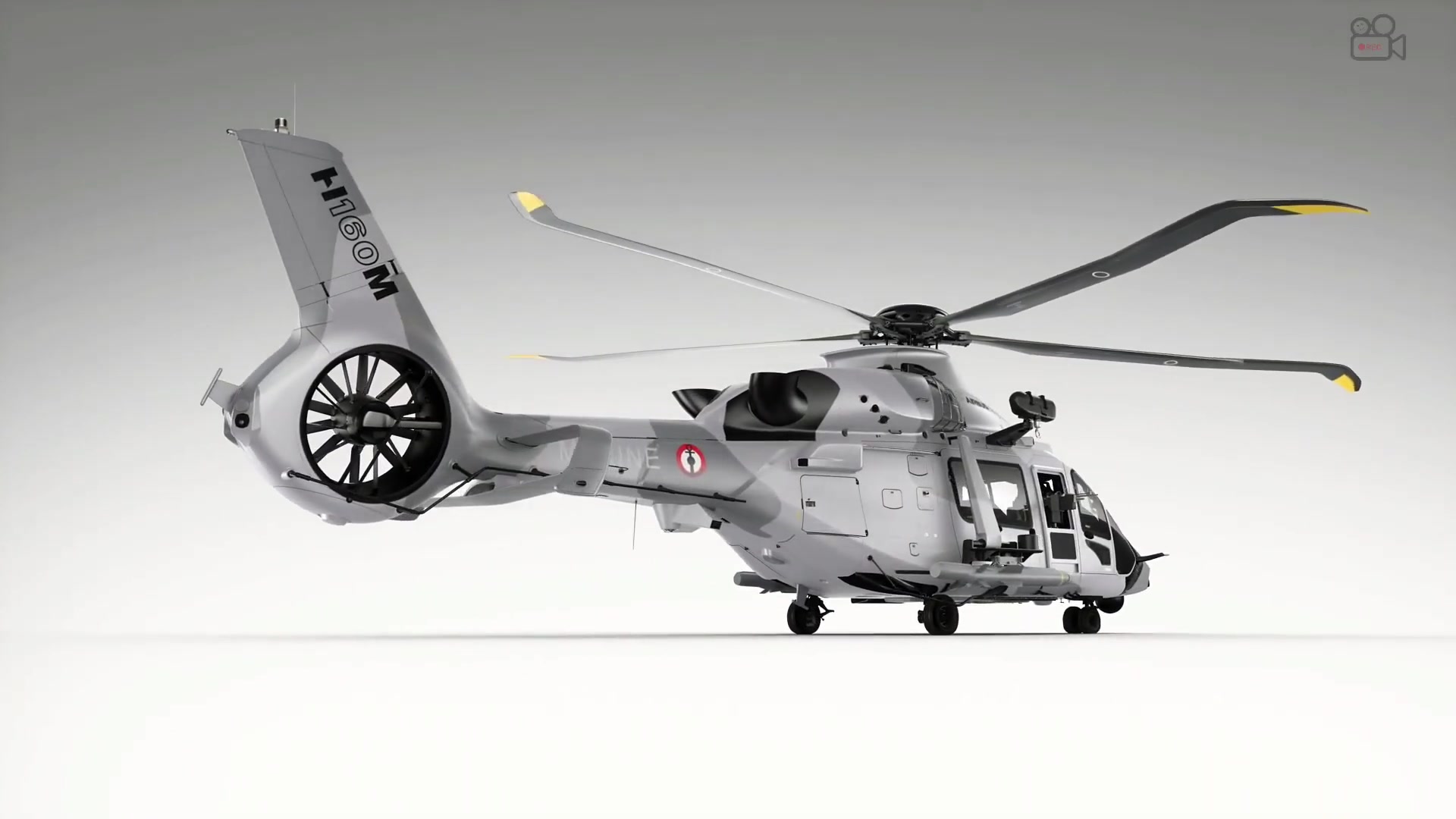 空中客车h-160m"猎豹"直升机,涵道式尾旋翼标准的法系直升机