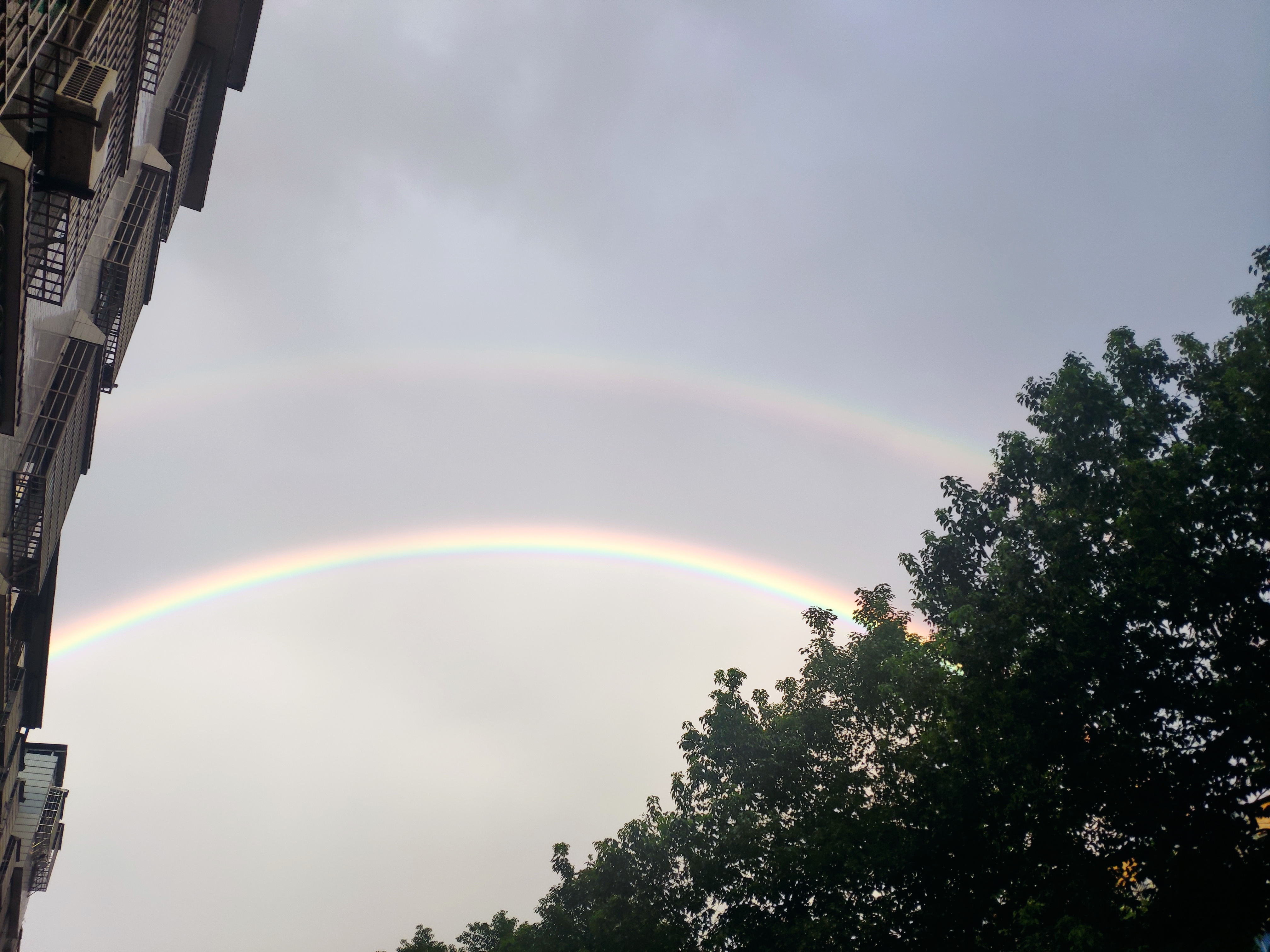 双彩虹,祝大家心想事成,好运连连