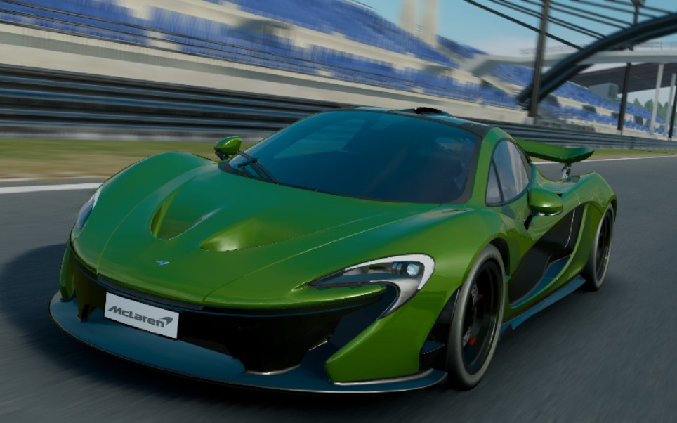 [绝对赛车]墨绿 森林 mclaren!