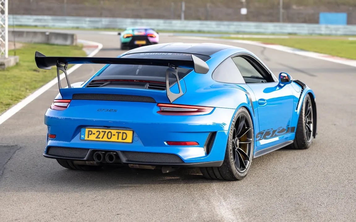 保时捷991.2 gt3 rs配备ipe排气系统|加速声浪