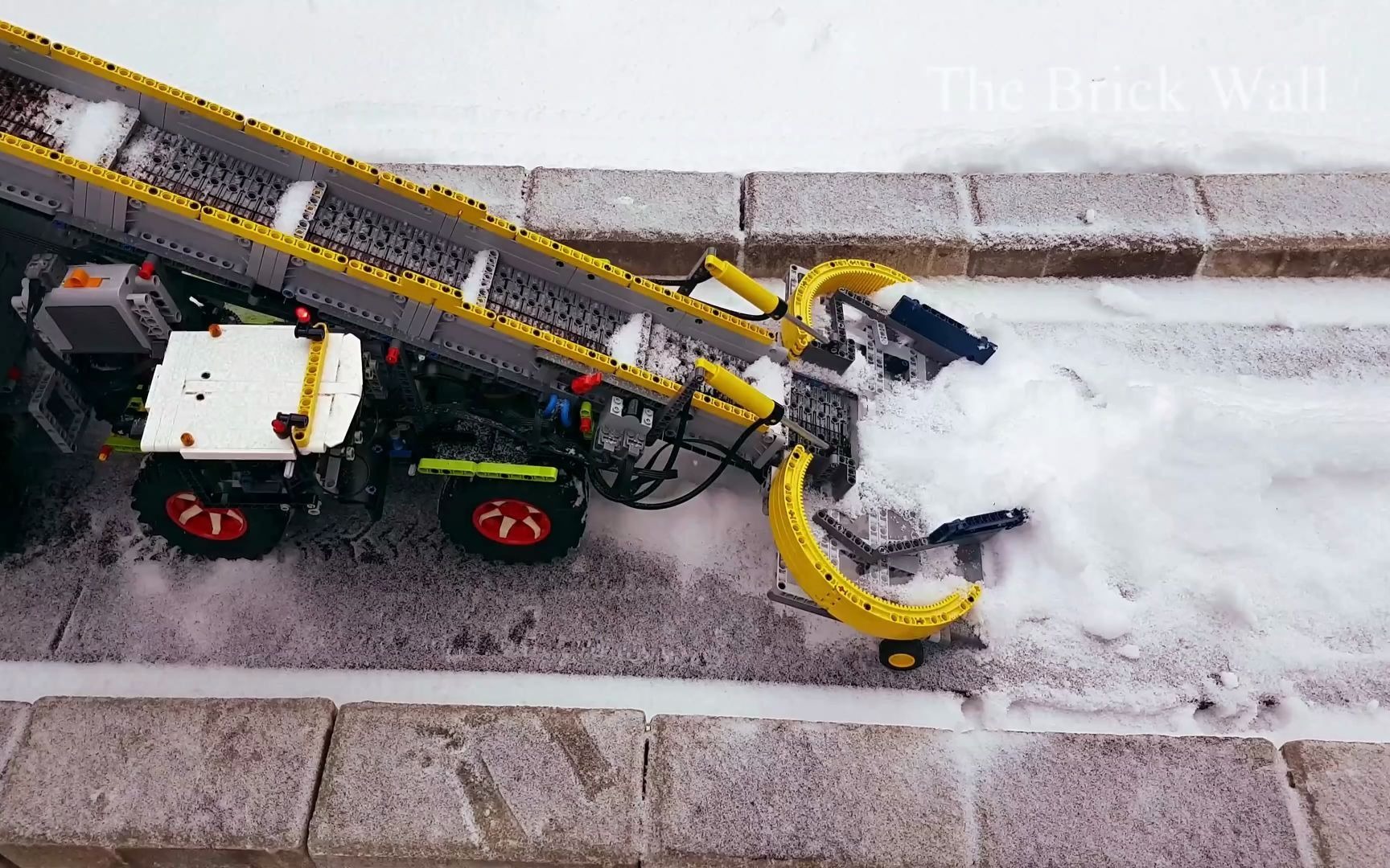 lego乐高5000系列6x6底盘铲雪车_哔哩哔哩 (゜-゜)つロ 干杯~-bili