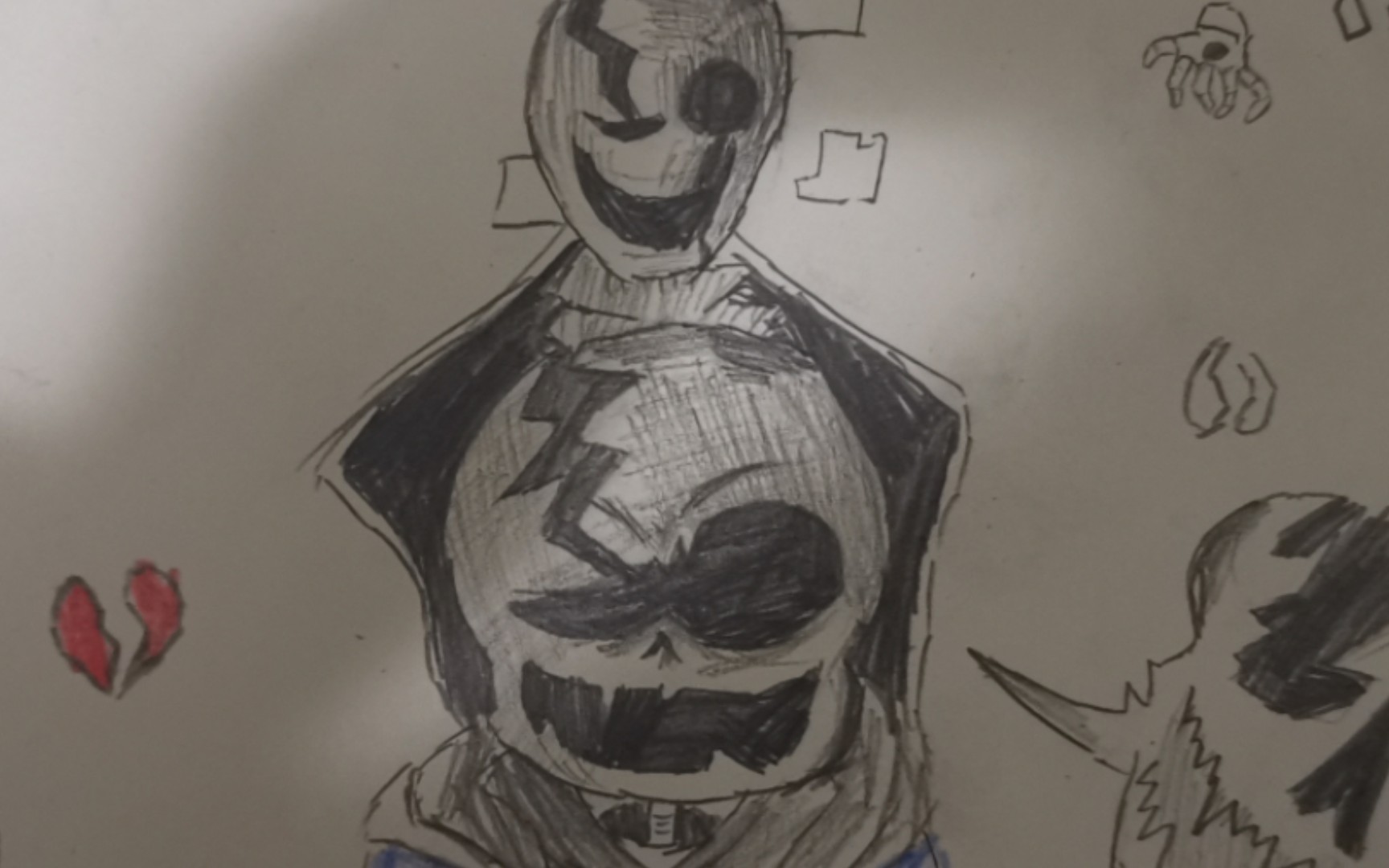 (画渣绘画)最后的呼吸3