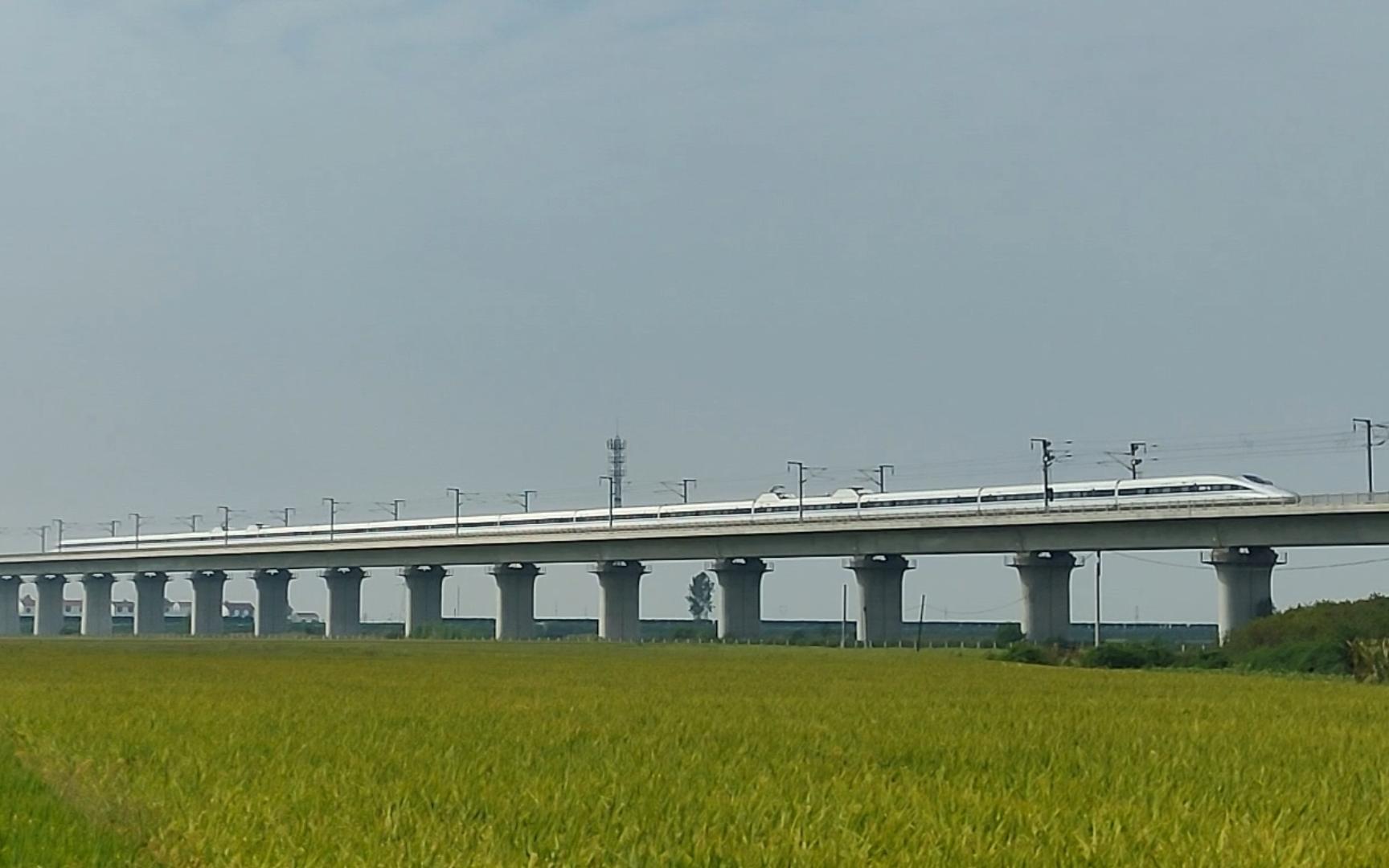 京局石段crh380al·2541担当襄阳东至北京西g1580次通过郑渝高铁双沟