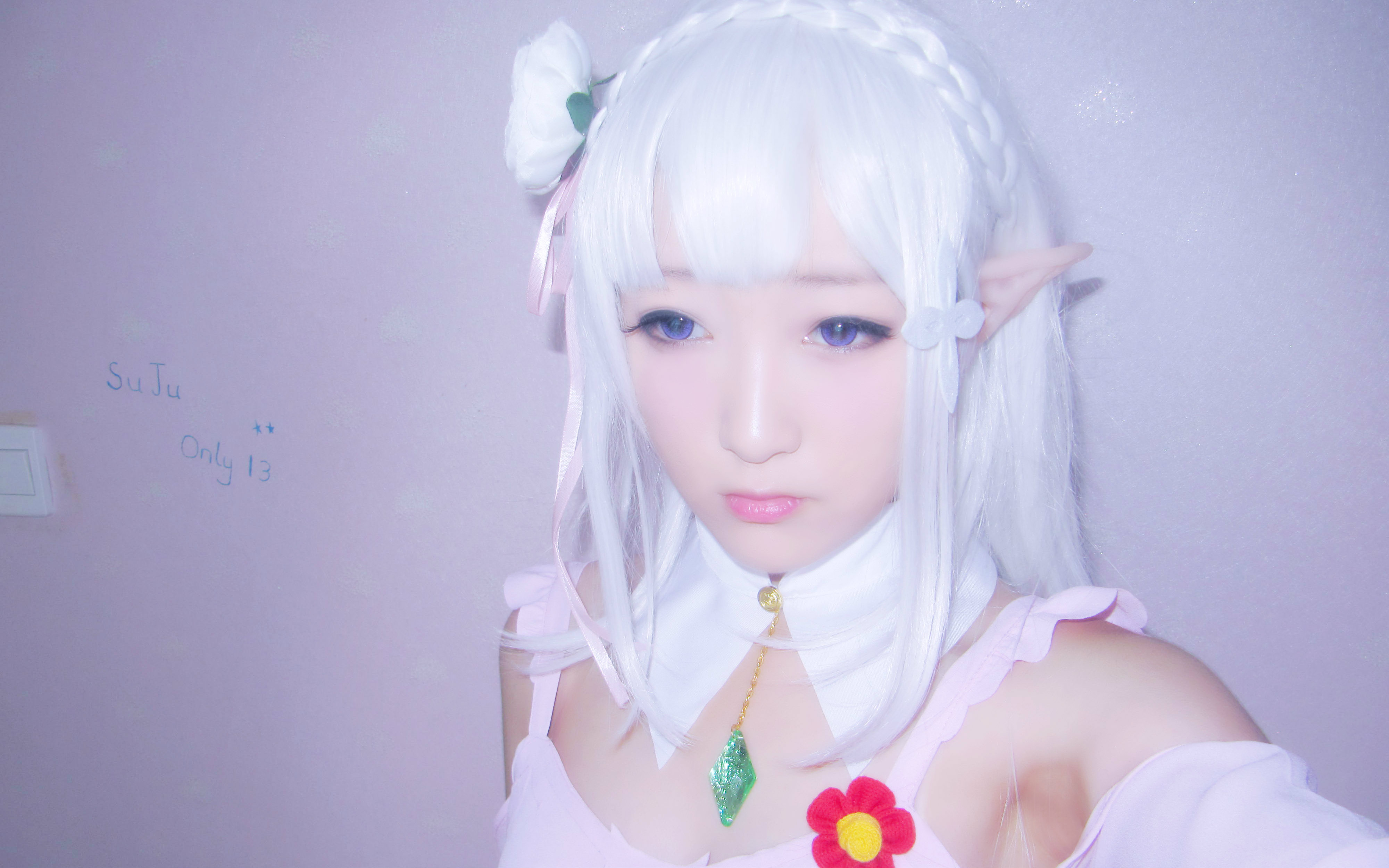 天兔异世界的艾米莉娅碳cos妆化妆过程p2舞蹈试跳彩蛋