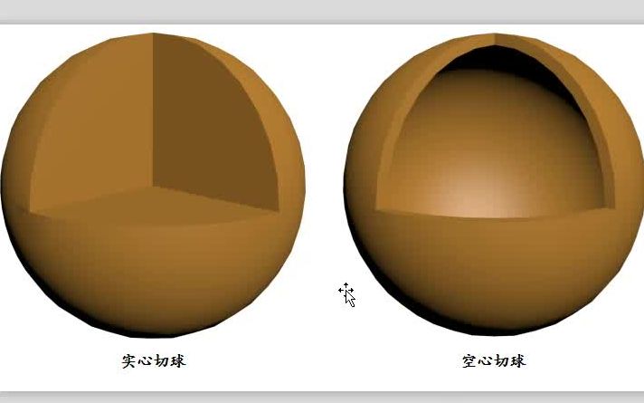 [图]3d max制作实心切球与空心切球