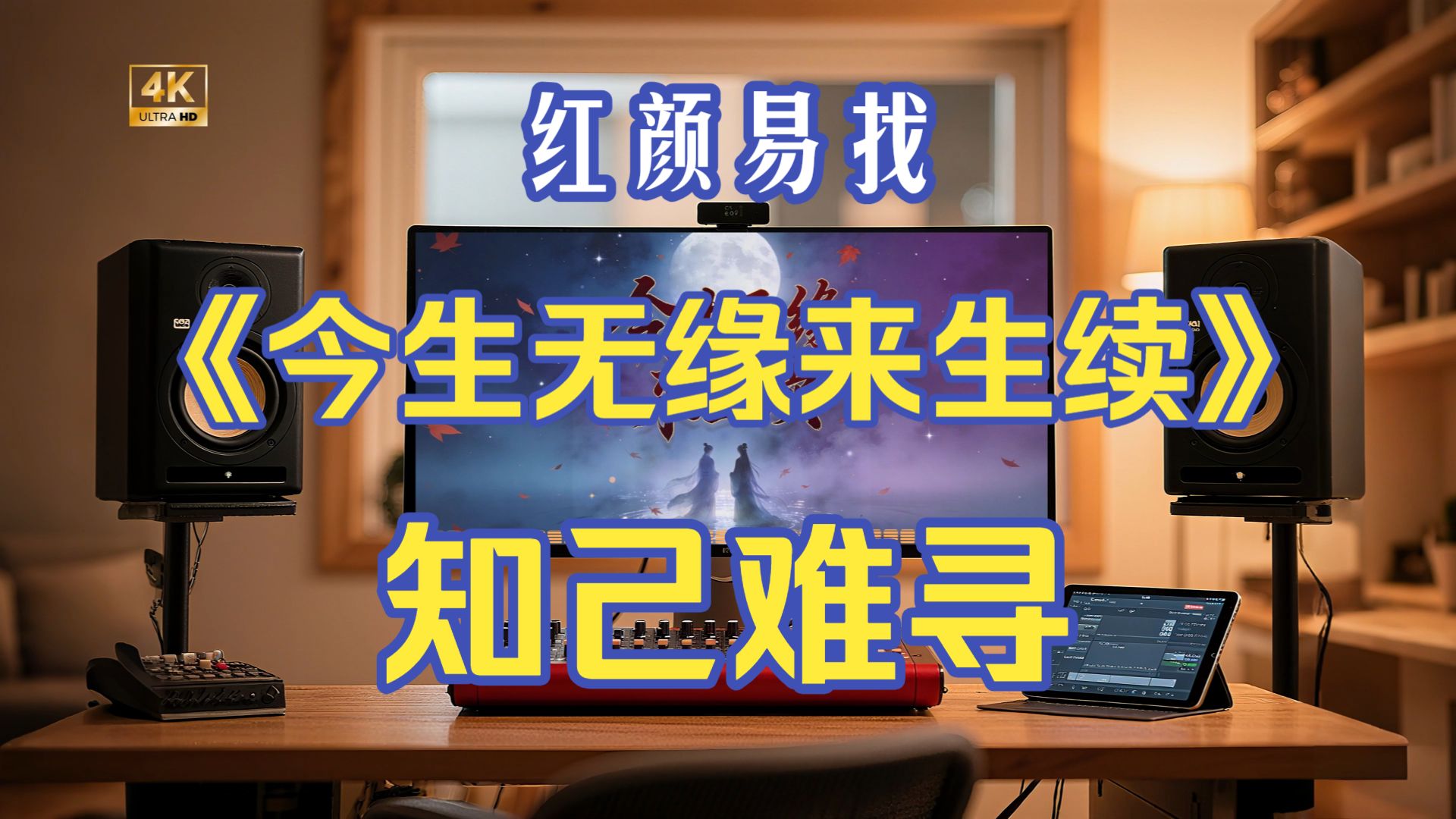 红颜易找，知己难寻。何小北《今生无缘来生续》，句句入心！
