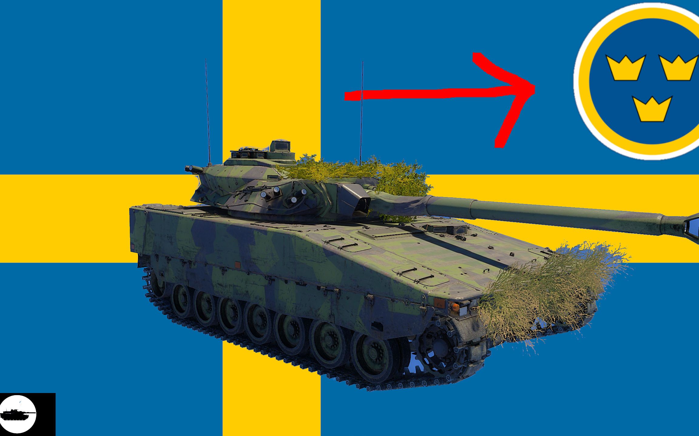 【战争雷霆】新冠状轻坦cv90 105