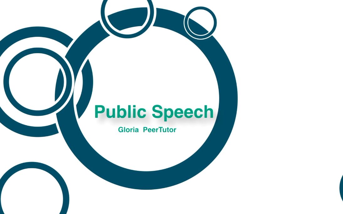 【公众英文演讲】Public Speech Lesson 02哔哩哔哩bilibili