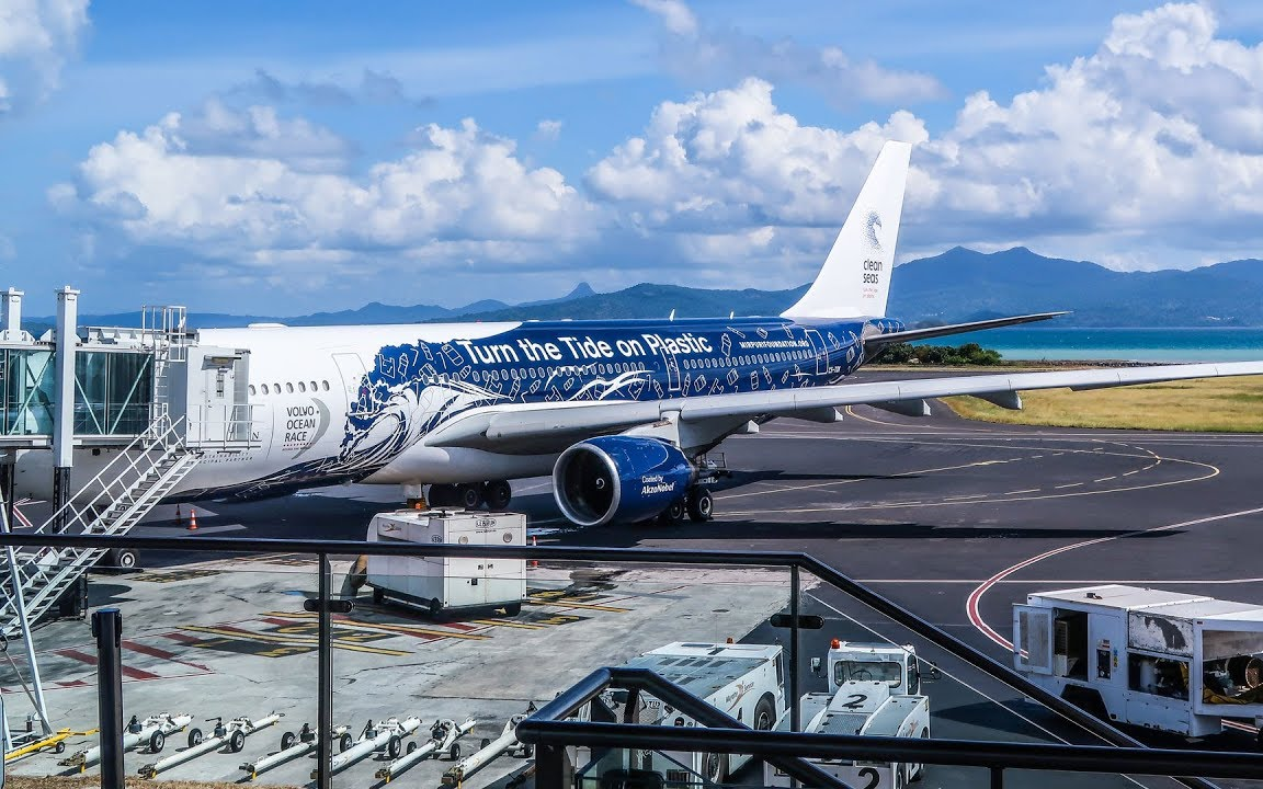 【youtube】嗨飞航空|空客a330-200|经济舱飞行报告(留尼旺 - 藻德济)