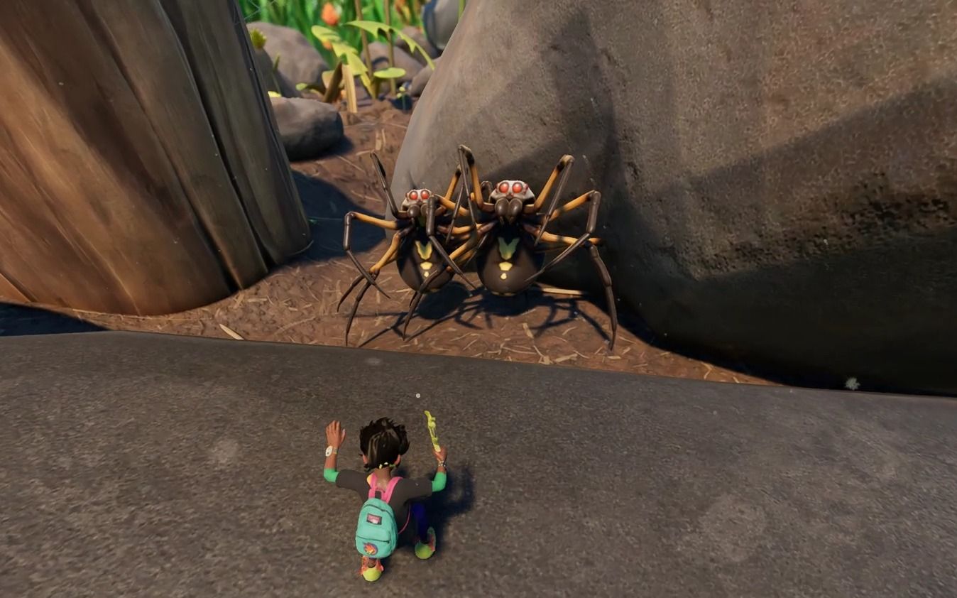 【grounded/禁闭求生】1级石斧无伤双织球蛛