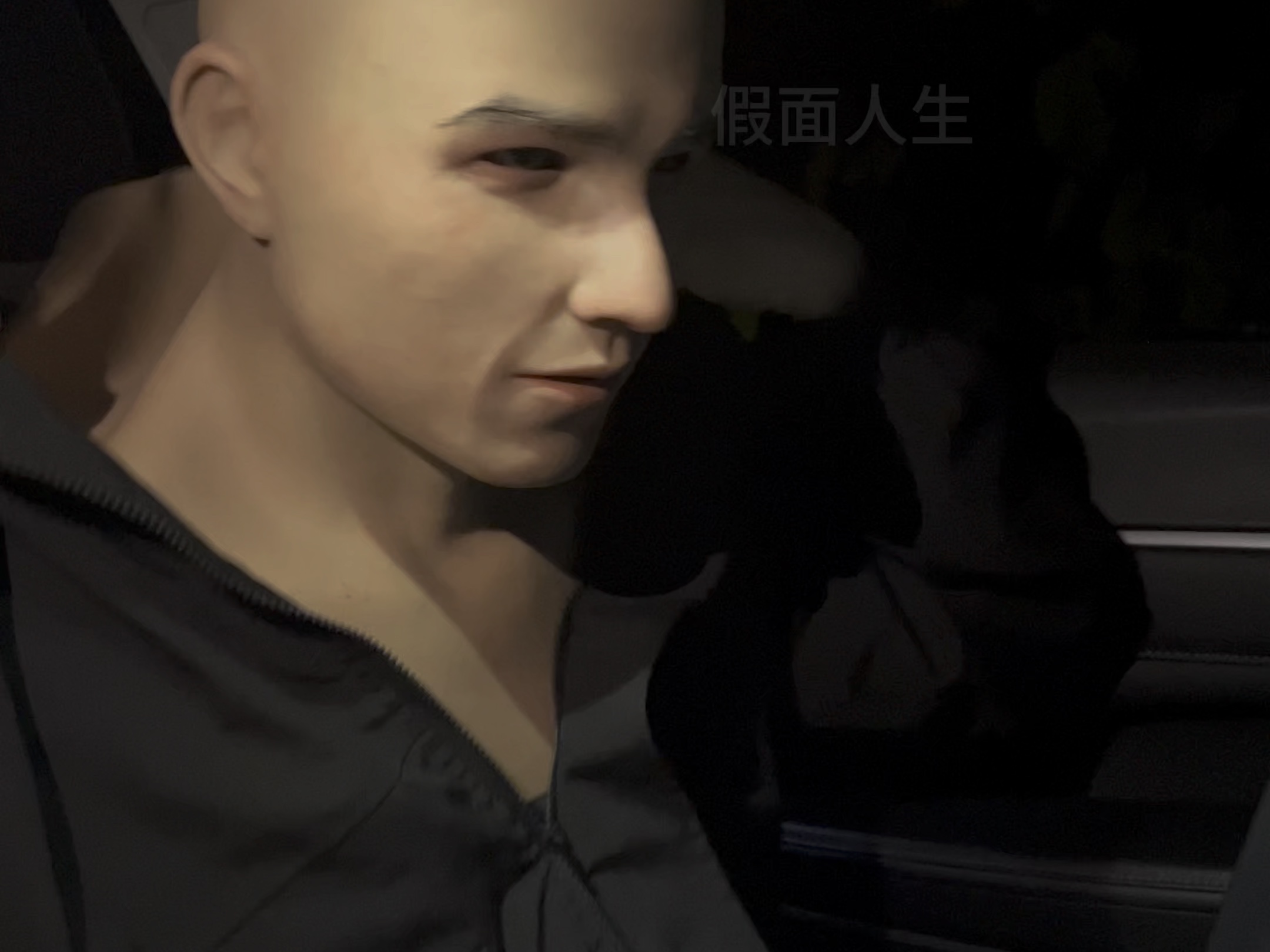 逼真男款硅胶面具