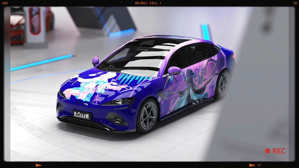 比亚迪海豹全车贴膜 车身彩绘涂装洛天依 个性化定制图案