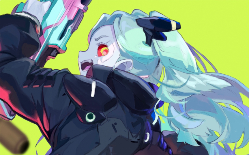 速涂一个赛博萝莉瑞贝卡