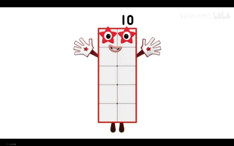 数字方块逐渐扭曲10～100