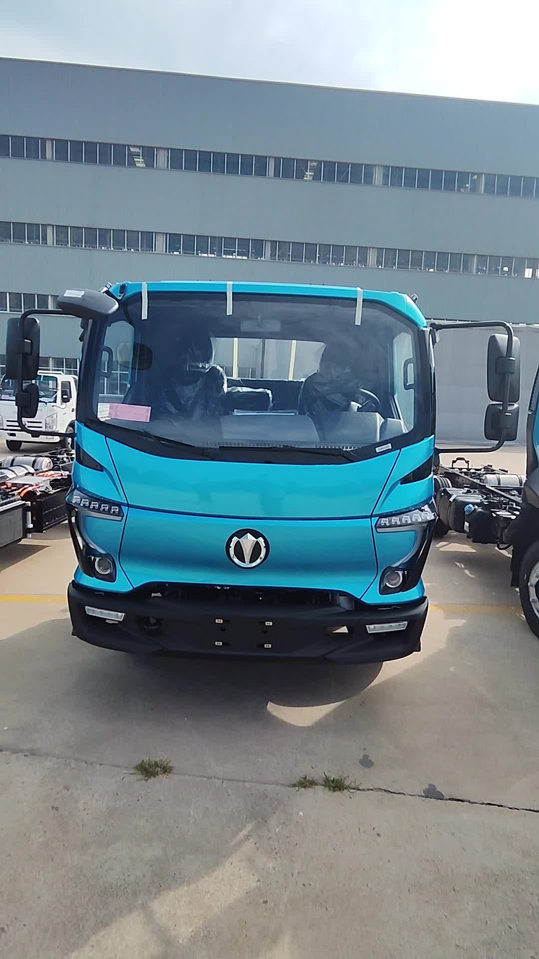 五征厢式货车销售厂家,介绍一台绿牌混动车型飞碟hw5;专业提供厢式