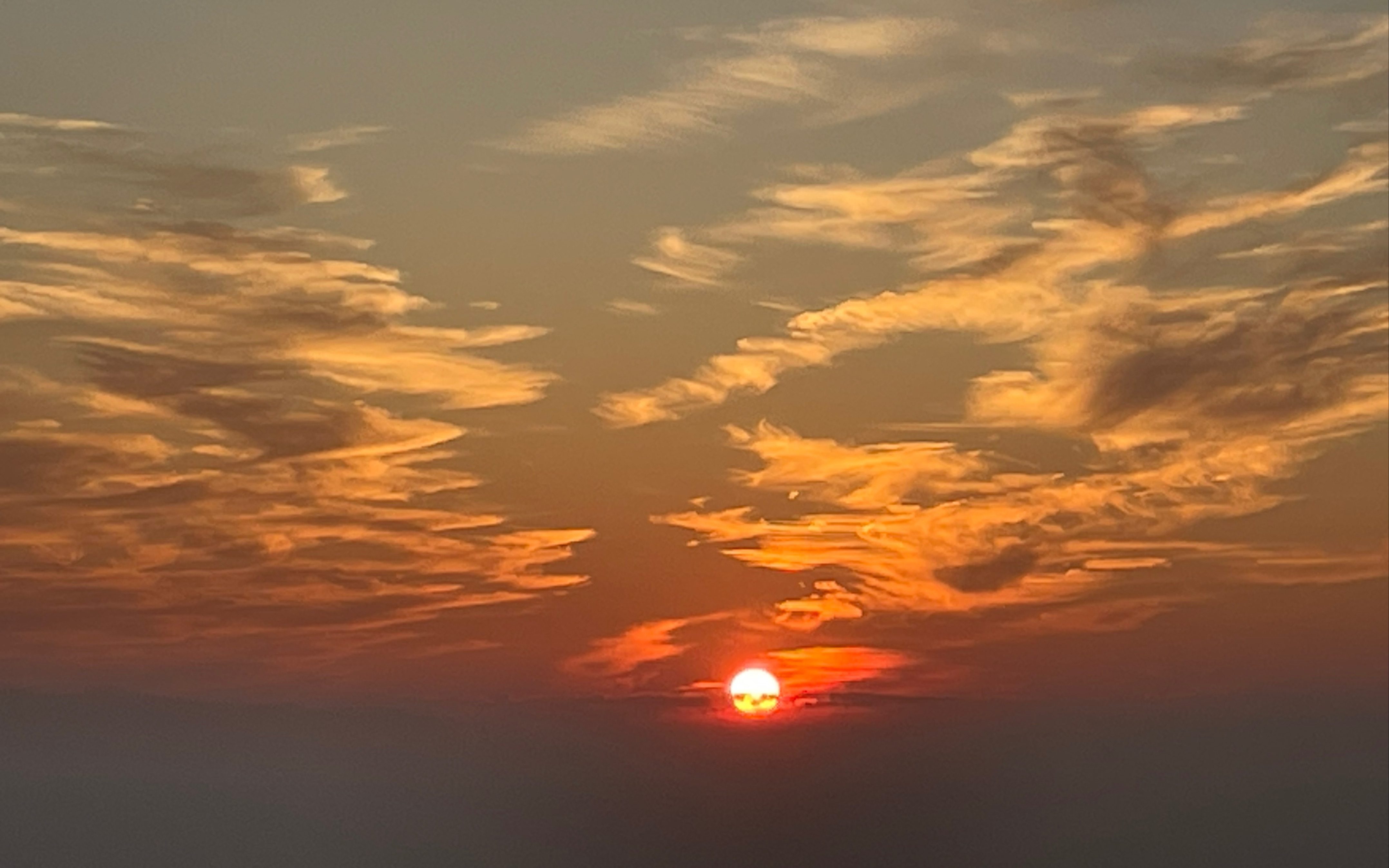 【日常】二零二三年十二月十四日金华尖峰山日落