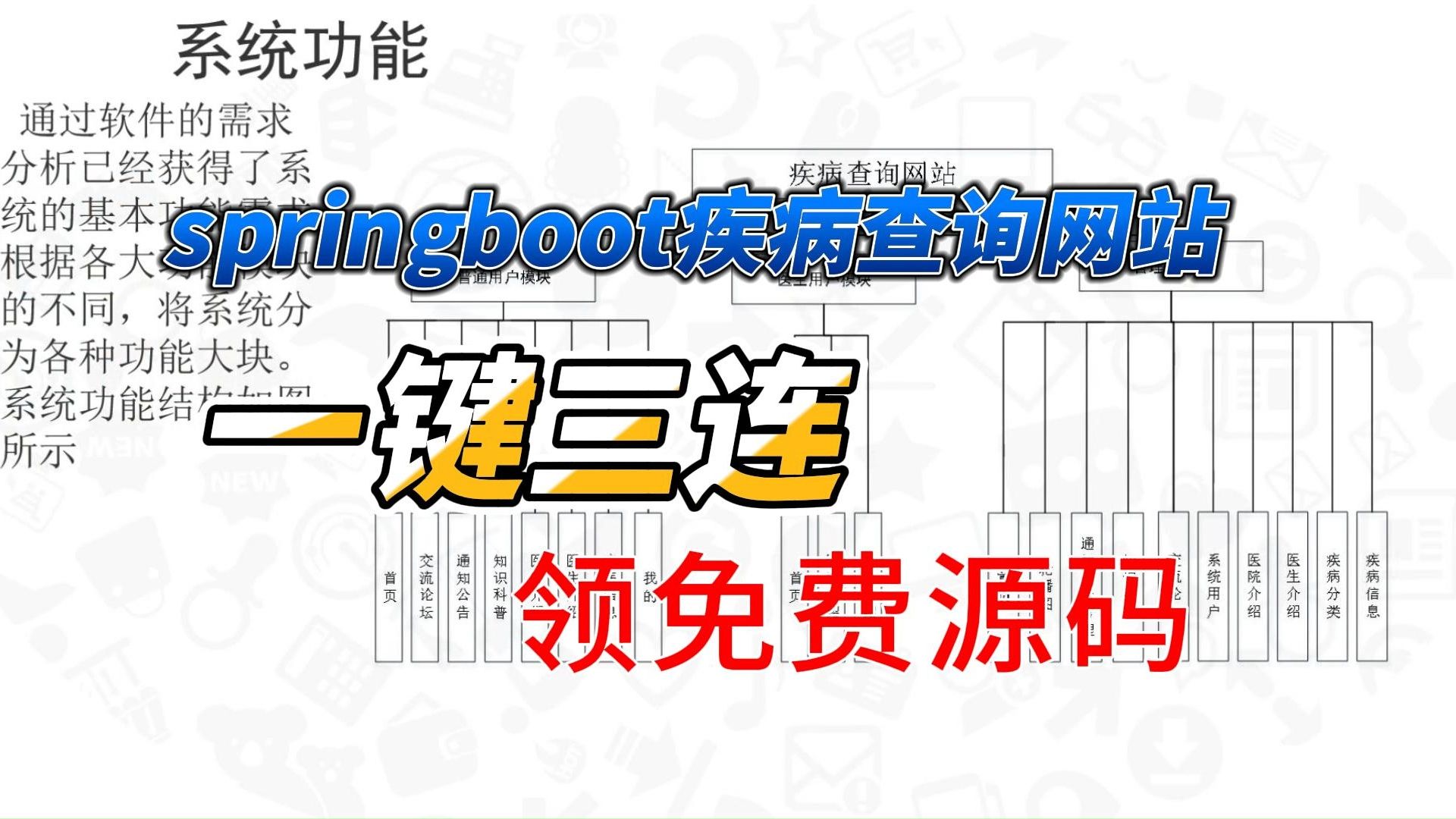 毕设lw+答辩ppt分享:基于BS架构的疾病查询网站的设计和实现217(免费领源码)计算机程序定制全套方案(java、Python、小程序、app等)哔哩哔哩...