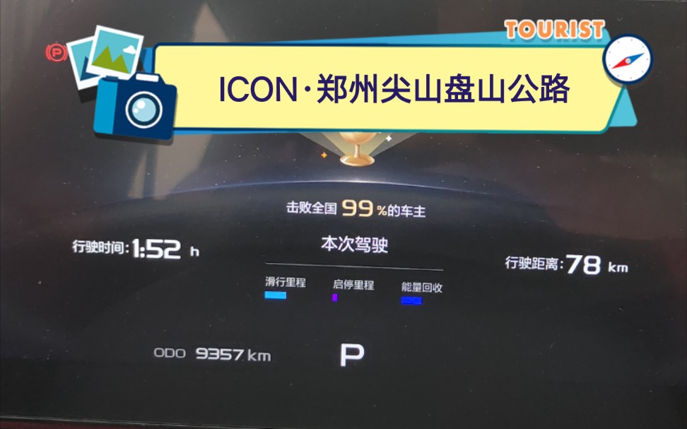 【吉利icon】小伙自驾河南最美公路之一:郑州新密尖山盘山公路哔哩哔哩bilibili