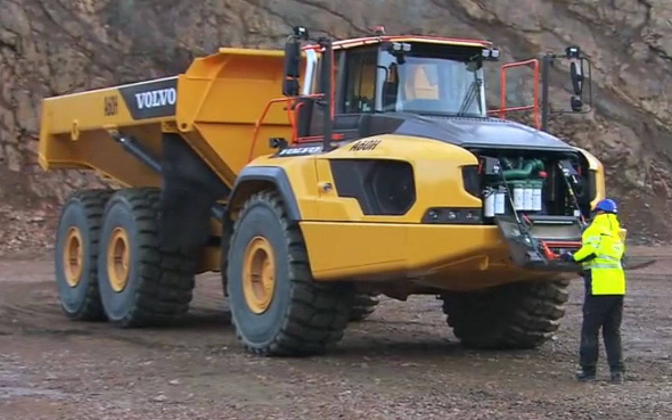 沃尔沃volvoa60h铰接式自卸卡车铰卡